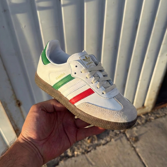 🇲🇽 Tenis Estilo Samba – Edición Limitada México Mundial 2026 (Niños)