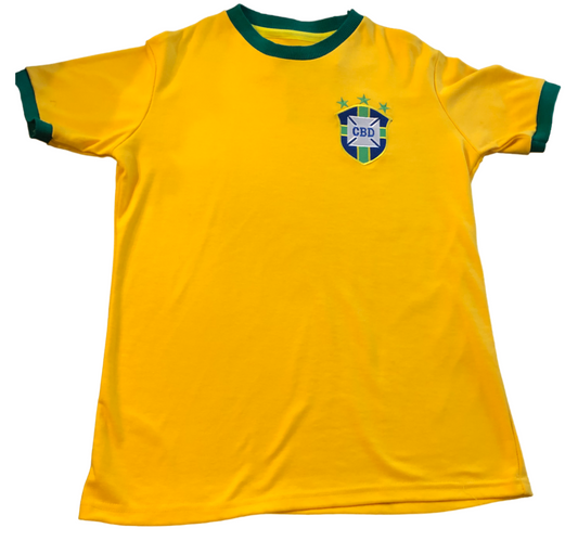 Jersey Retro Brasil 1978 - Amarilla (Manga Corta) 🇧🇷💛✨