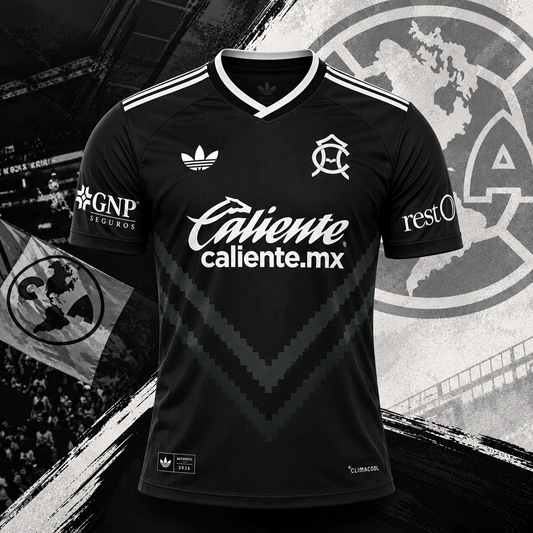 Jersey Club América 2026 Local Negro – Rép.