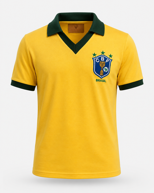 Jersey Retro Brasil 1986 – Época de Sócrates
