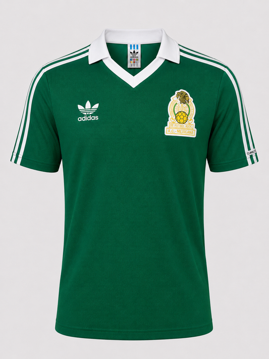 Jersey Retro México 1986 Verde | Retro México Adidas