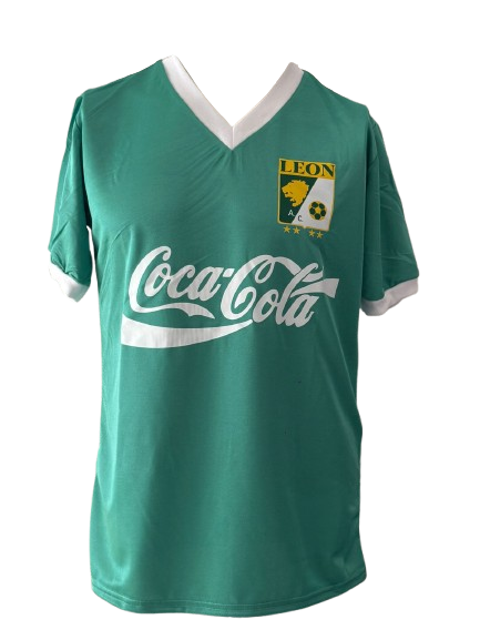 🦁 Jersey Retro Club León Coca-Cola – Edición Clásica 1990s