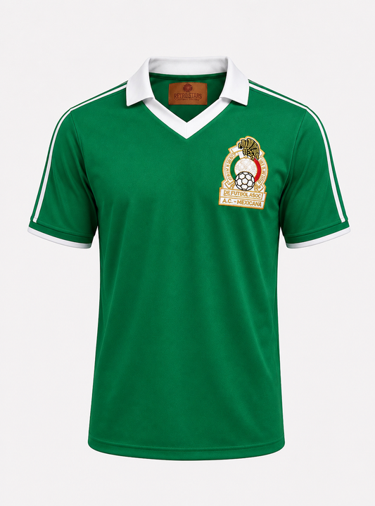 Jersey México Verde 1986 — RetroStars Bajío