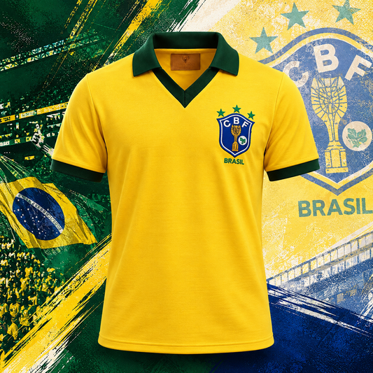 Jersey Retro Brasil 1986 – Época de Sócrates