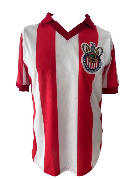 🏆 Jersey Retro Chivas Rayadas 1959 - ¡Leyenda Rojiblanca! 🐐
