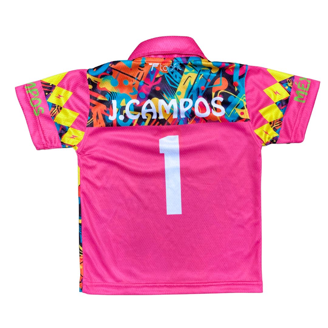 🧤 ¡Uniforme Jorge Campos Copa Oro para Niño - El Estilo Único del "Brody" en la Copa Oro! ⚽️ TOPFIT 🌟