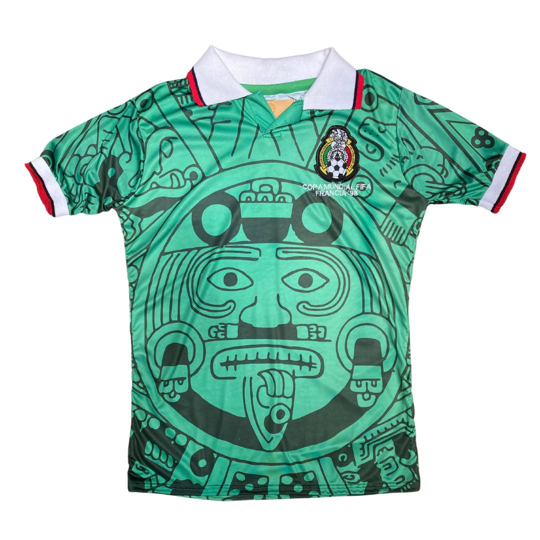 Francia 1998 Playera Seleccion Mexicana Calendario Azteca Jersey