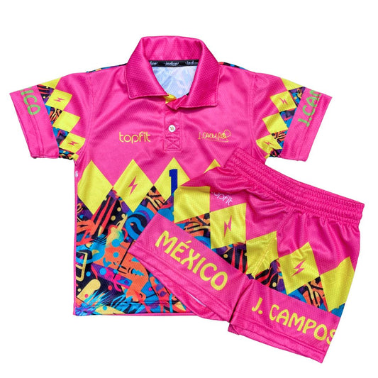 🧤 ¡Uniforme Jorge Campos Copa Oro para Niño - El Estilo Único del "Brody" en la Copa Oro! ⚽️ TOPFIT 🌟