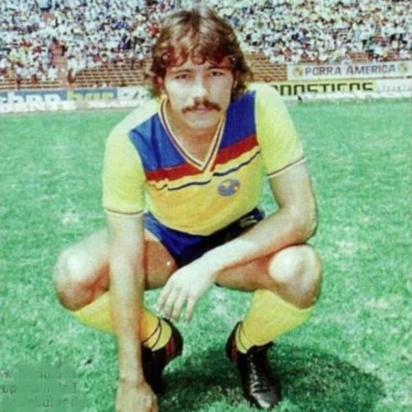 Jersey Retro Club América 1981 – Los colores de la grandeza 💛💙❤️🦅