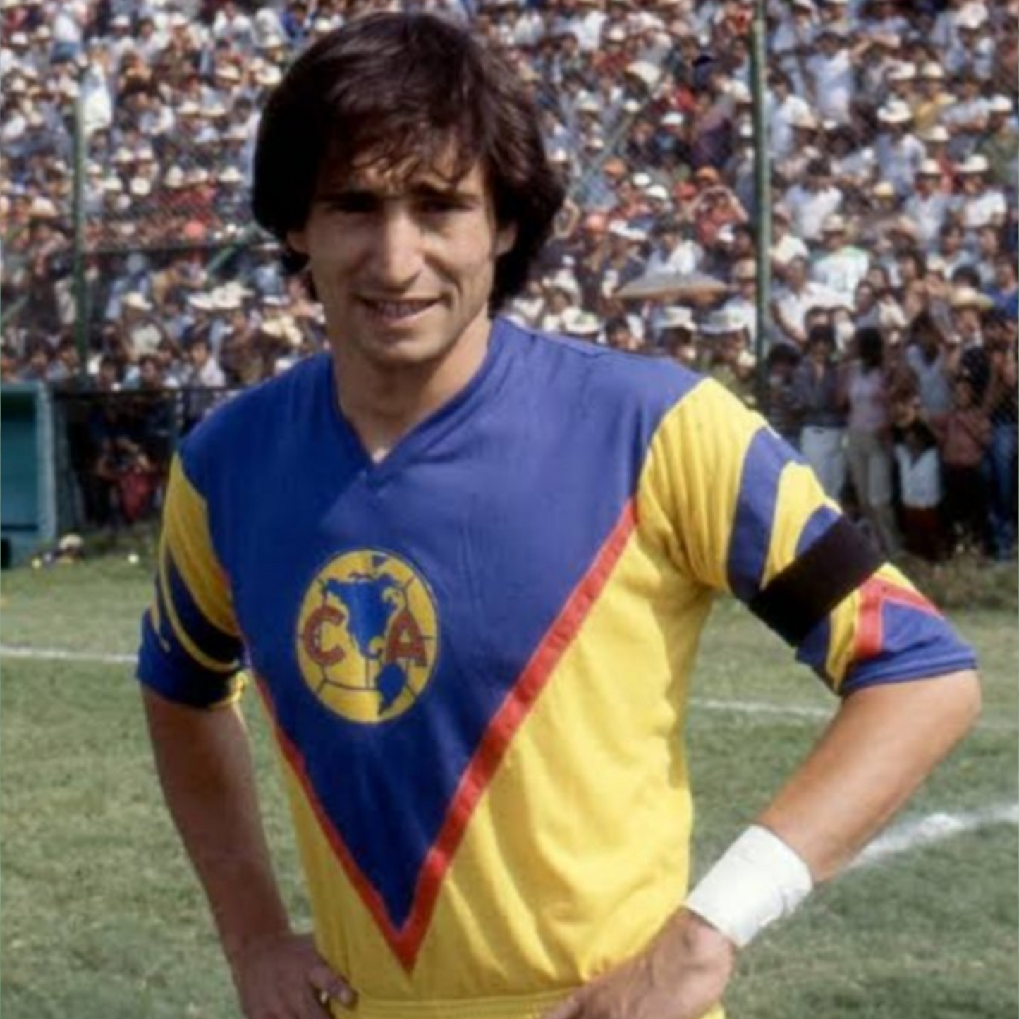 Jersey Retro Club América - Temporada 1983 (Manga 3/4) 🦅💛💙❤️