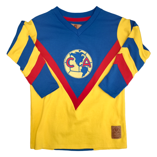 Jersey Retro Club América - Temporada 1983 (Manga 3/4) 🦅💛💙❤️