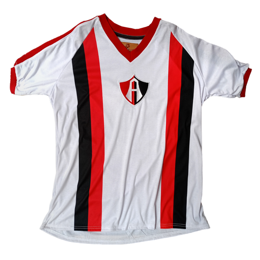 Jersey Retro Atlas 1977 – Elegancia y Pasión Rojinegra ⚽🔴⚫