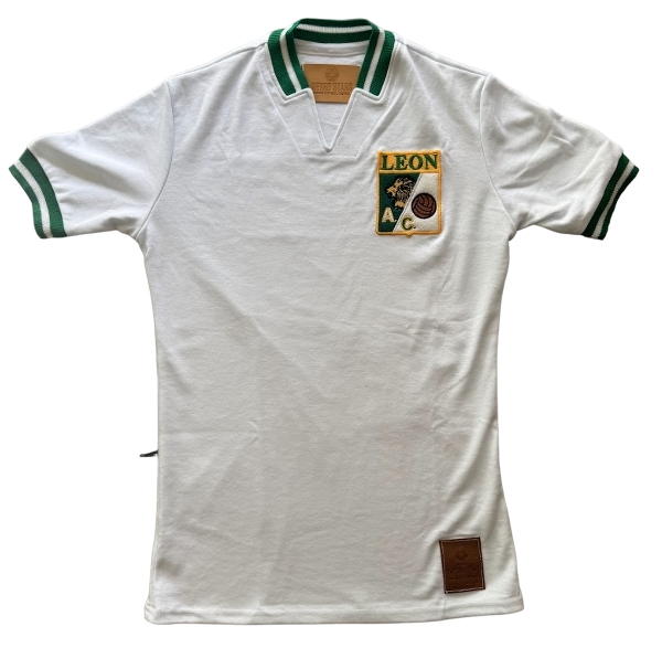 Jersey Retro Club León 1974 - Blanca Visita 🦁💚