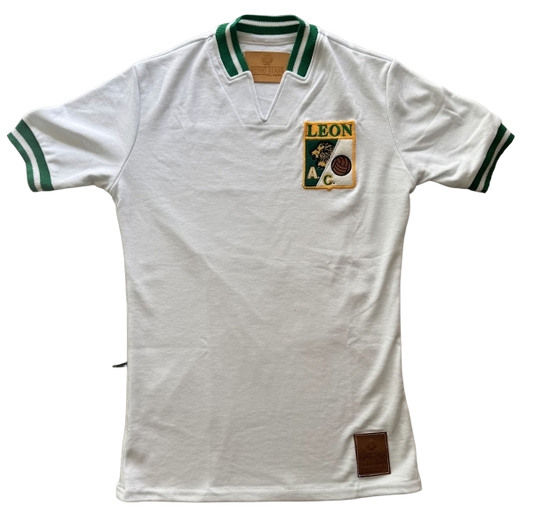 Jersey Retro Club León 1974 - Blanca Visita 🦁💚