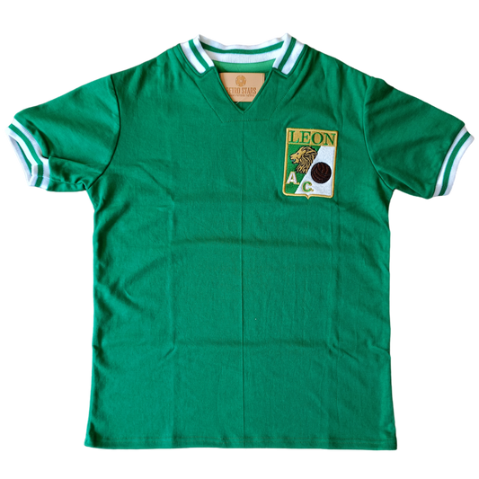 Jersey Retro Club León 1974 - Verde Clásico 🦁💚