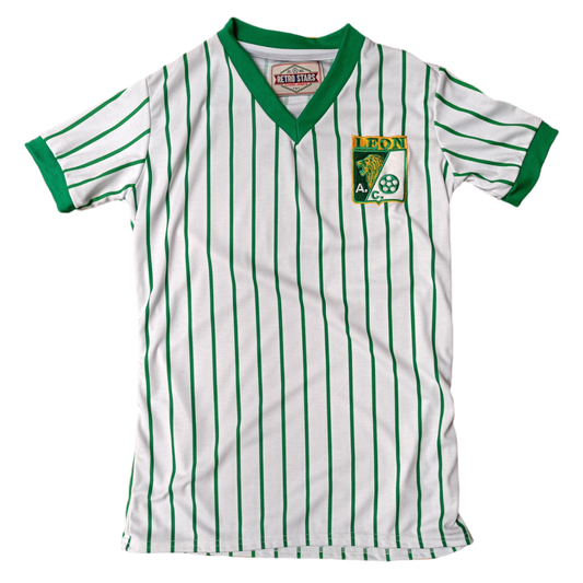 💚 ¡Jersey Retro Club León 1985 - La Fiera en su Máximo Esplendor! 🦁