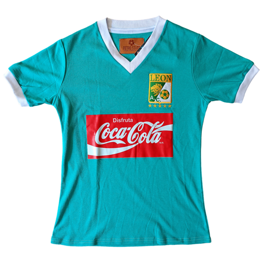 Jersey Retro Club León 1991-1992 Verde (Coca Cola) – La Fiera en su máxima expresión 🦁💚