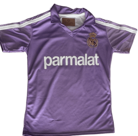 Jersey Retro Real Madrid 1985 - Edición Morada