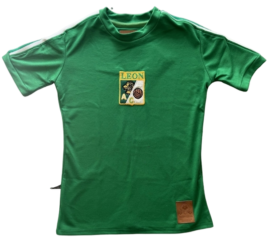Jersey Retro Club León 1976 - Verde Clásico 🦁💚