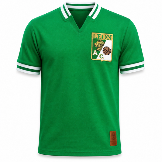 Jersey Retro Club León 1974 - Verde Clásico 🦁💚