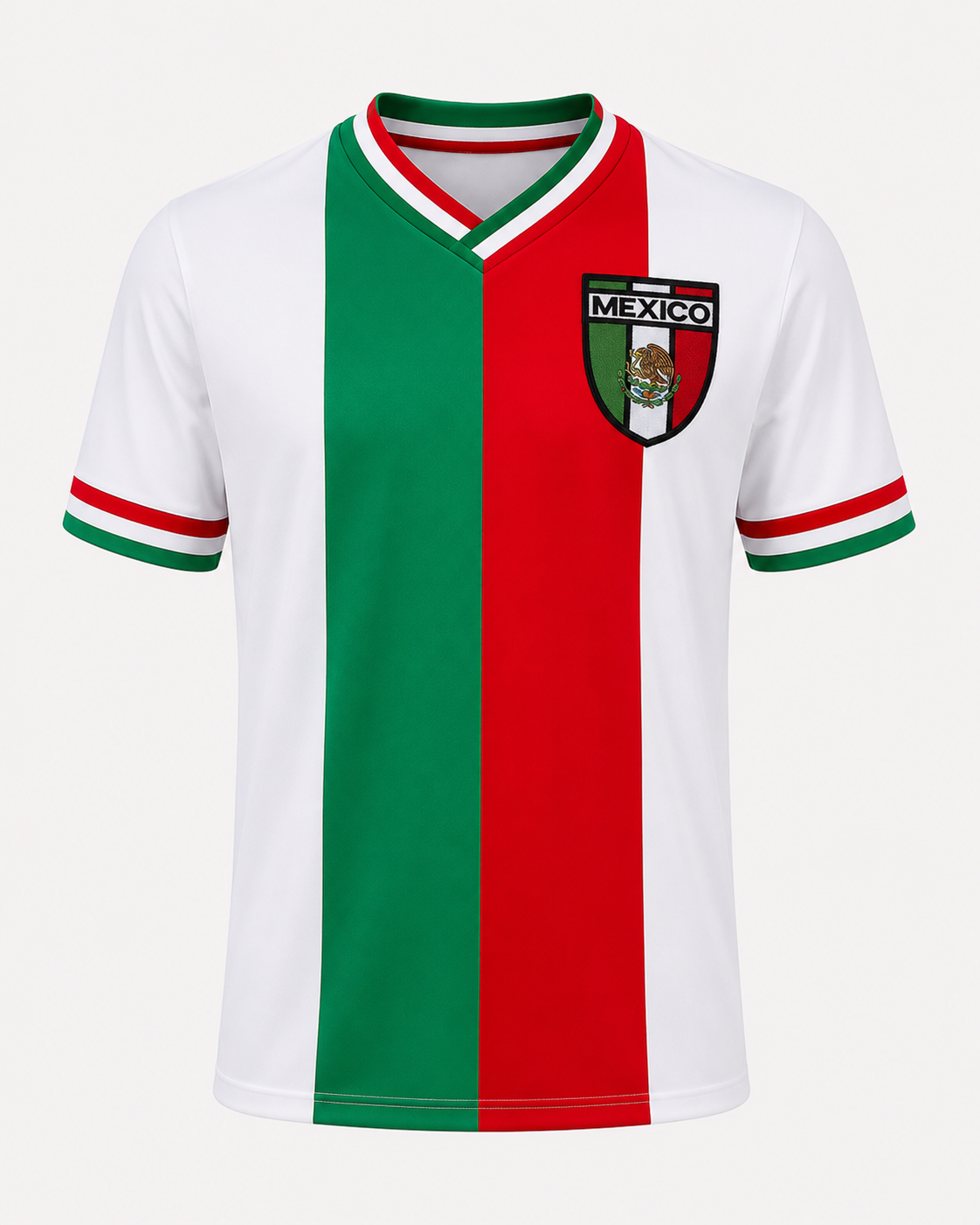 Jersey Retro México 1978 Manga Corta | Edición Clásica Tricolor
