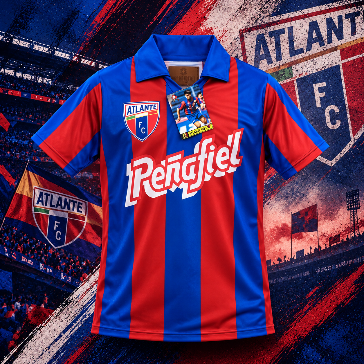 Jersey Atlante Retro 1993 – Peñafiel | RetroStarsbajío