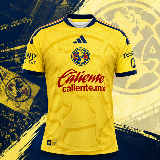 Jersey Club América 2026 Local Amarillo – Rep.