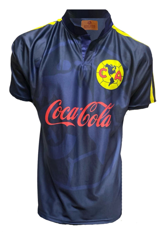 Jersey Retro Club América 1998-1999 Azul (Visita) – Las Águilas en modo leyenda 🦅💙