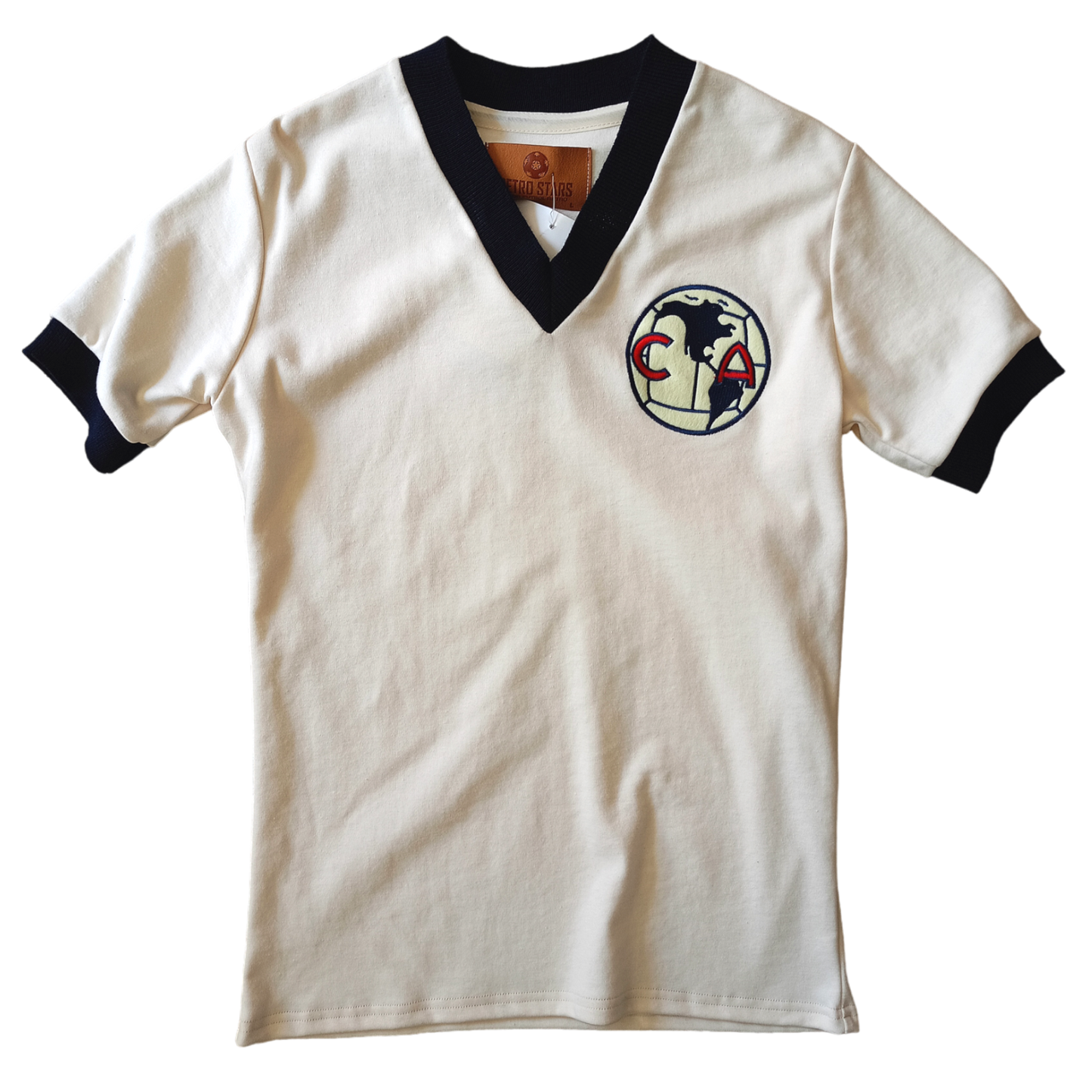 Playera Del America Clasica Jersey Retro Club América 1966 Crema