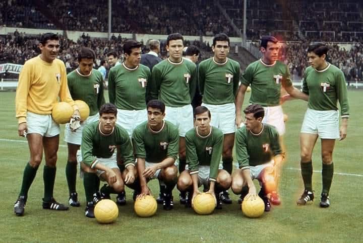 Jersey Retro México 1966 Manga 3/4 – Mundial Inglaterra